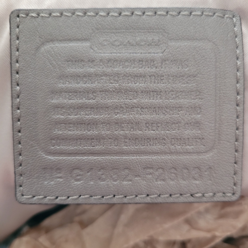 Coach taupe large shoulder bag - Picture 12 of 12